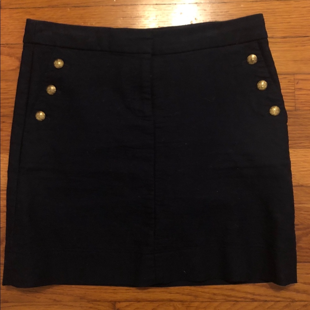 Navy J.Crew Mini Skirt Size 0